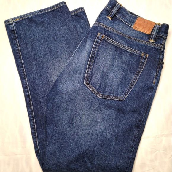 GAP Jeans Gap 969 Standard Dark Blue Wash Mens Denim Jeans Pants